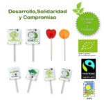 Piruletas Ecológicas y Comercio Justo Personalizadas