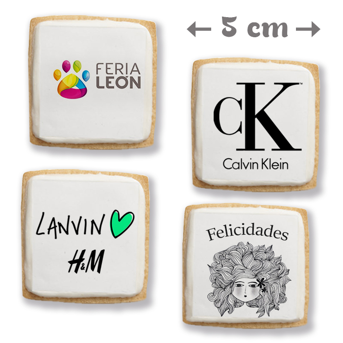 Galletas Personalizadas Cuadradas 5 cm