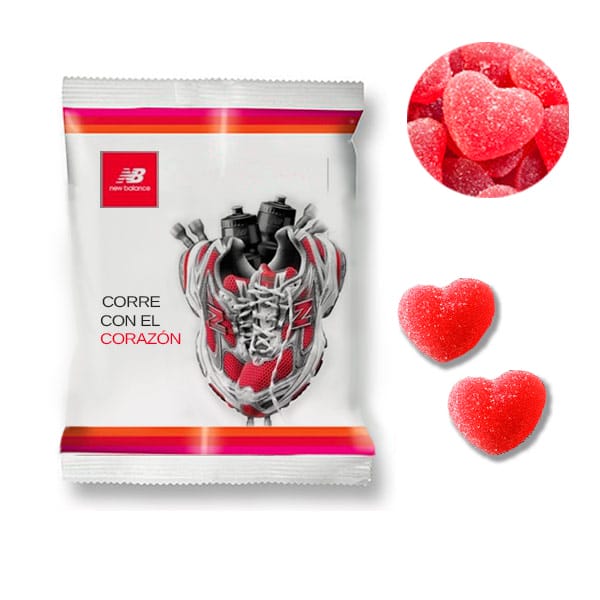 Bolsitas Personalizadas rellenas de Corazones 20 gr