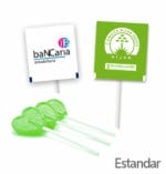 Piruletas Personalizadas Corazon Sobre Impreso Estandar