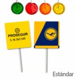 Piruletas Redondas Personalizadas Sobre Impreso Estandar