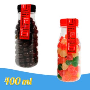 Botellas Personalizadas Etiqueta Rellenas de Chuches 400ml