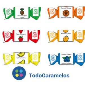 caramelos masticables 2 lazos genericos cabalgatas